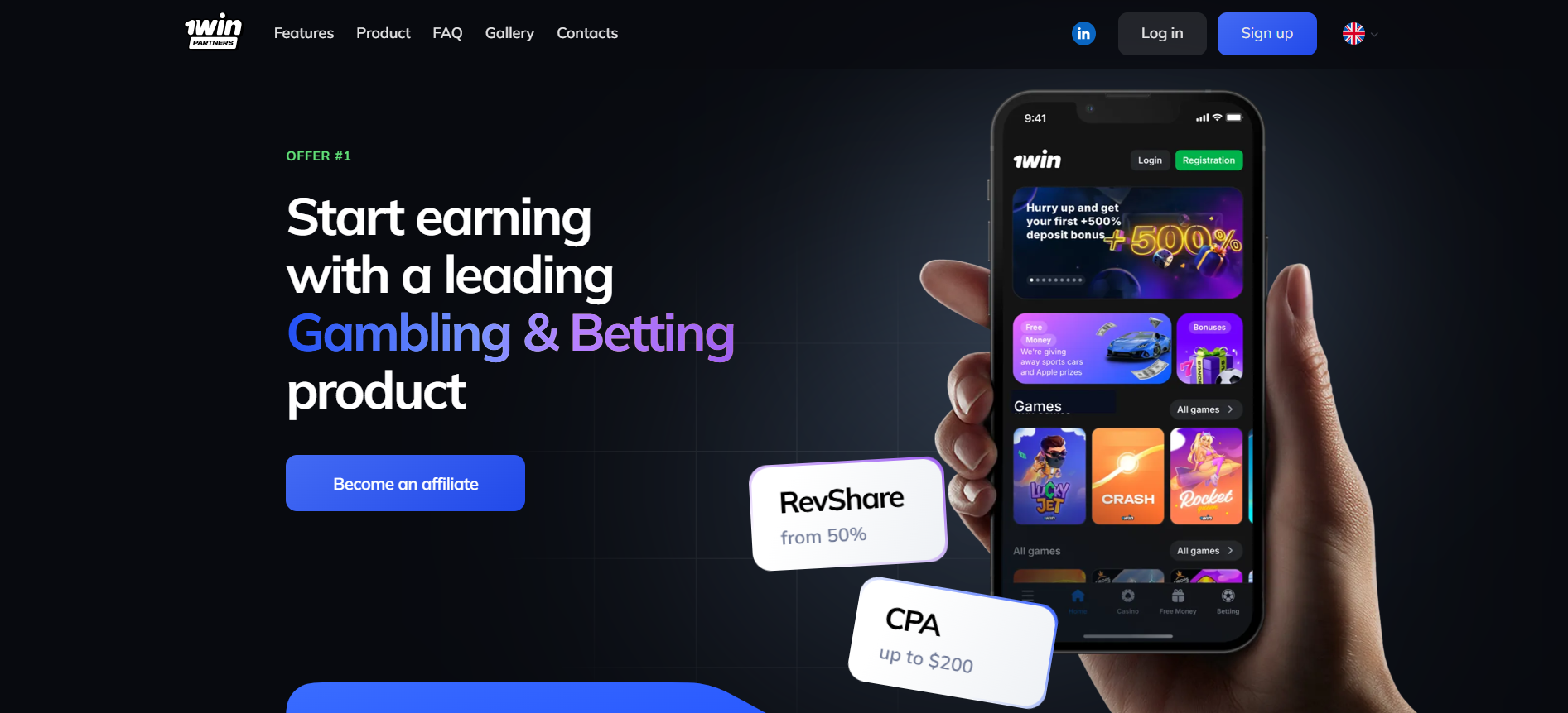 Affiliate program of 1win Bangladesh for earnings