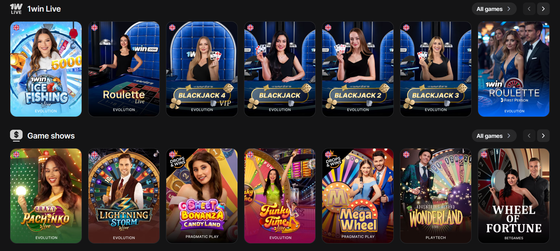 Online roulette games on 1win Bangladesh platform